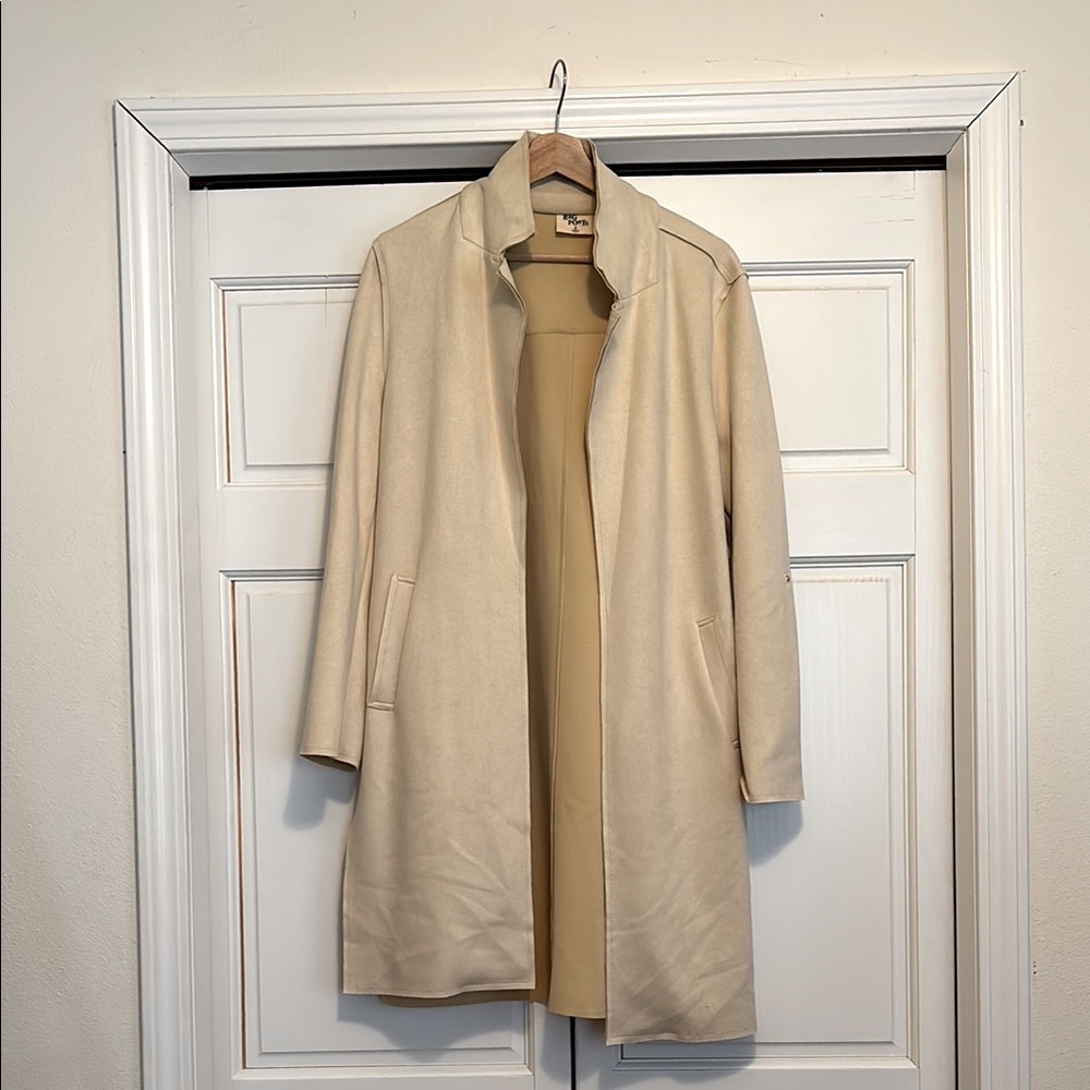 Elegant Cream Women's Coat